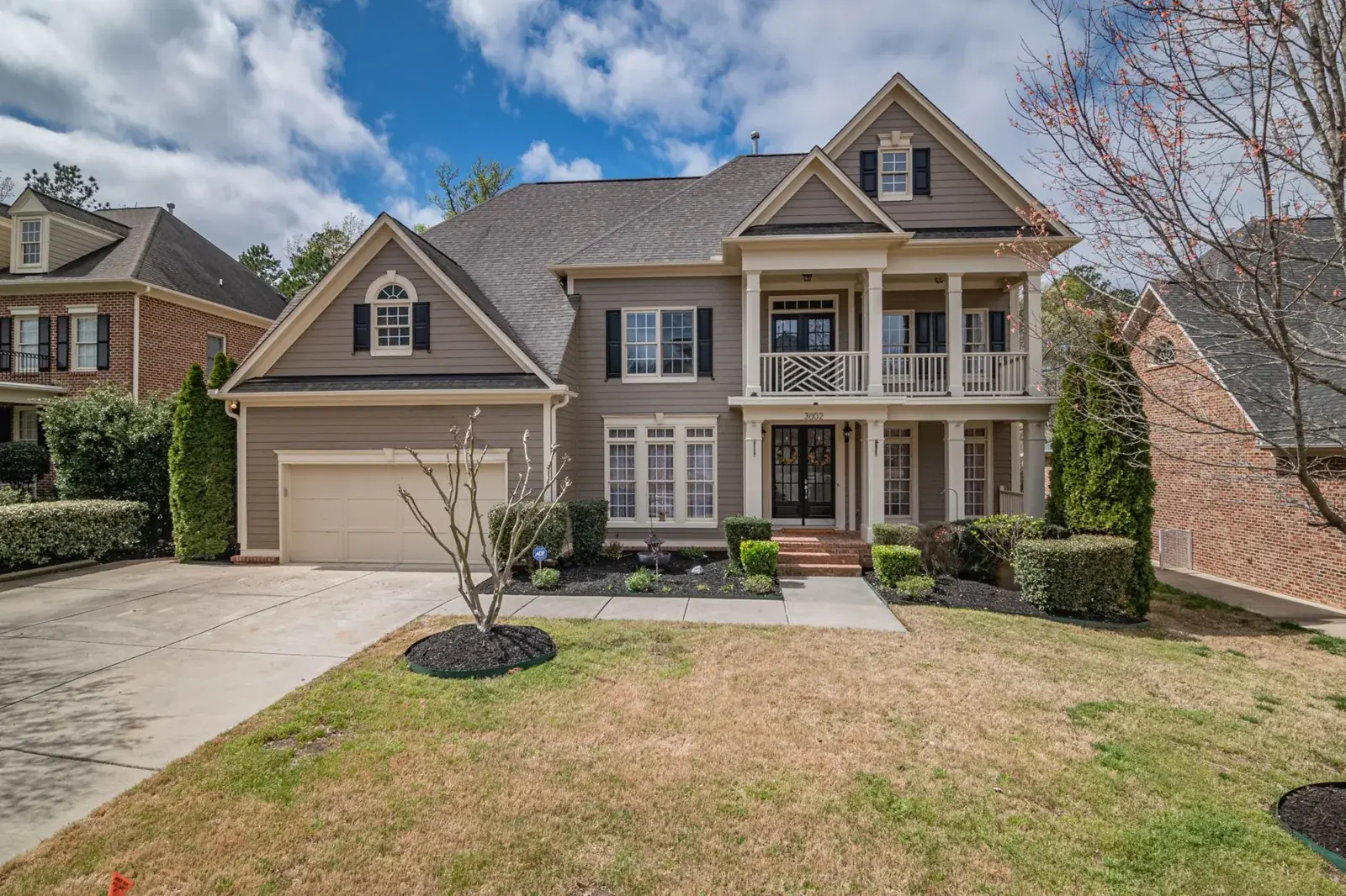A beautiful two-story suburban house, the kind of home we buy in Manvel