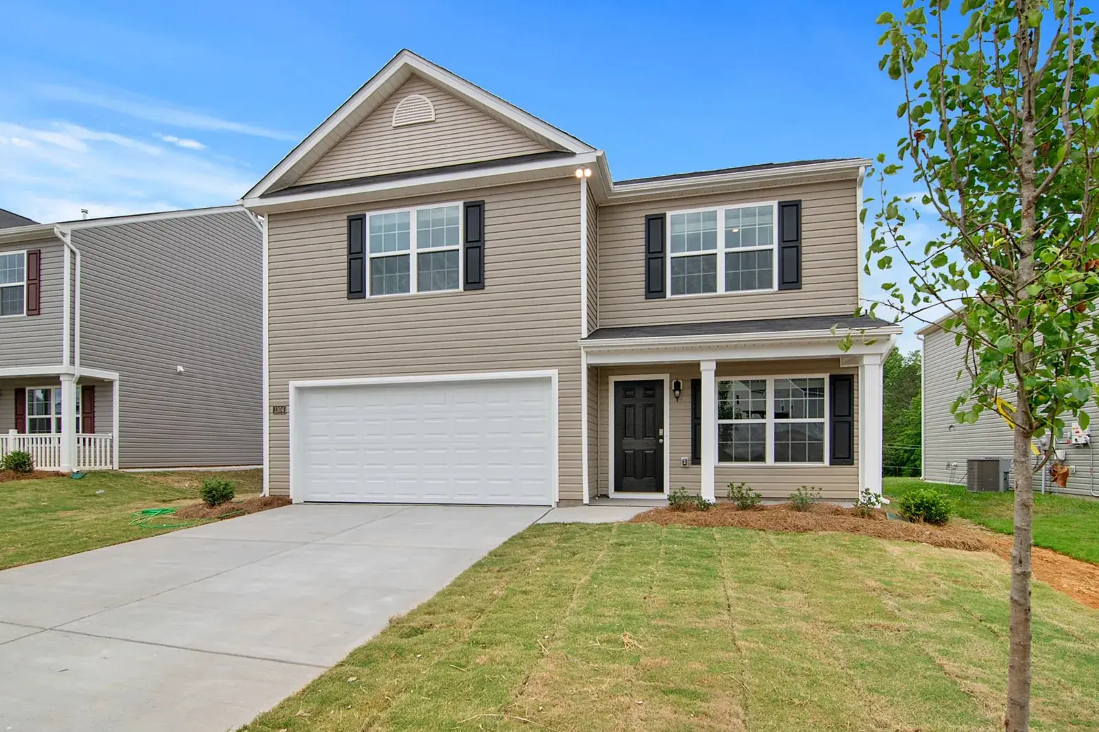 Modern two-story house in a suburban, the kind of home we buy in Sandy Point
